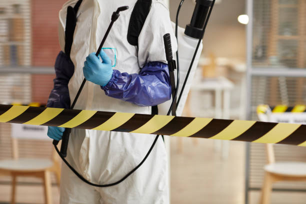 Professional Biohazard Cleanup technician working in Huger, SC
